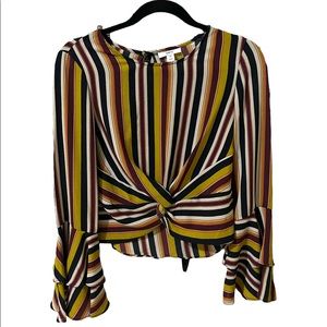 Bar III Long Sleeve Blouse